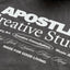 APOSTLES H001 / WASHED DISTRESSED ACS LOGO HOODIE - DOLPHIN GREY - GROGROCERY