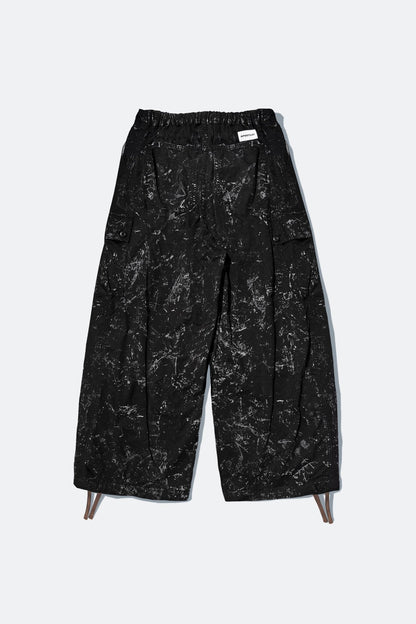 APOSTLES PAINTED PARACHUTE PANTS – ONYX BLACK - GROGROCERY