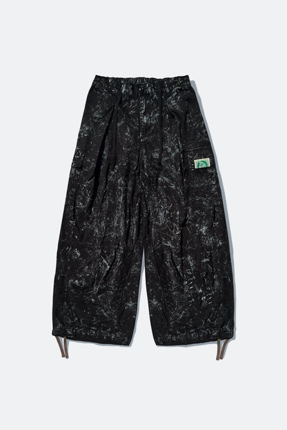 APOSTLES PAINTED PARACHUTE PANTS – ONYX BLACK - GROGROCERY