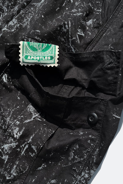 APOSTLES PAINTED PARACHUTE PANTS – ONYX BLACK - GROGROCERY