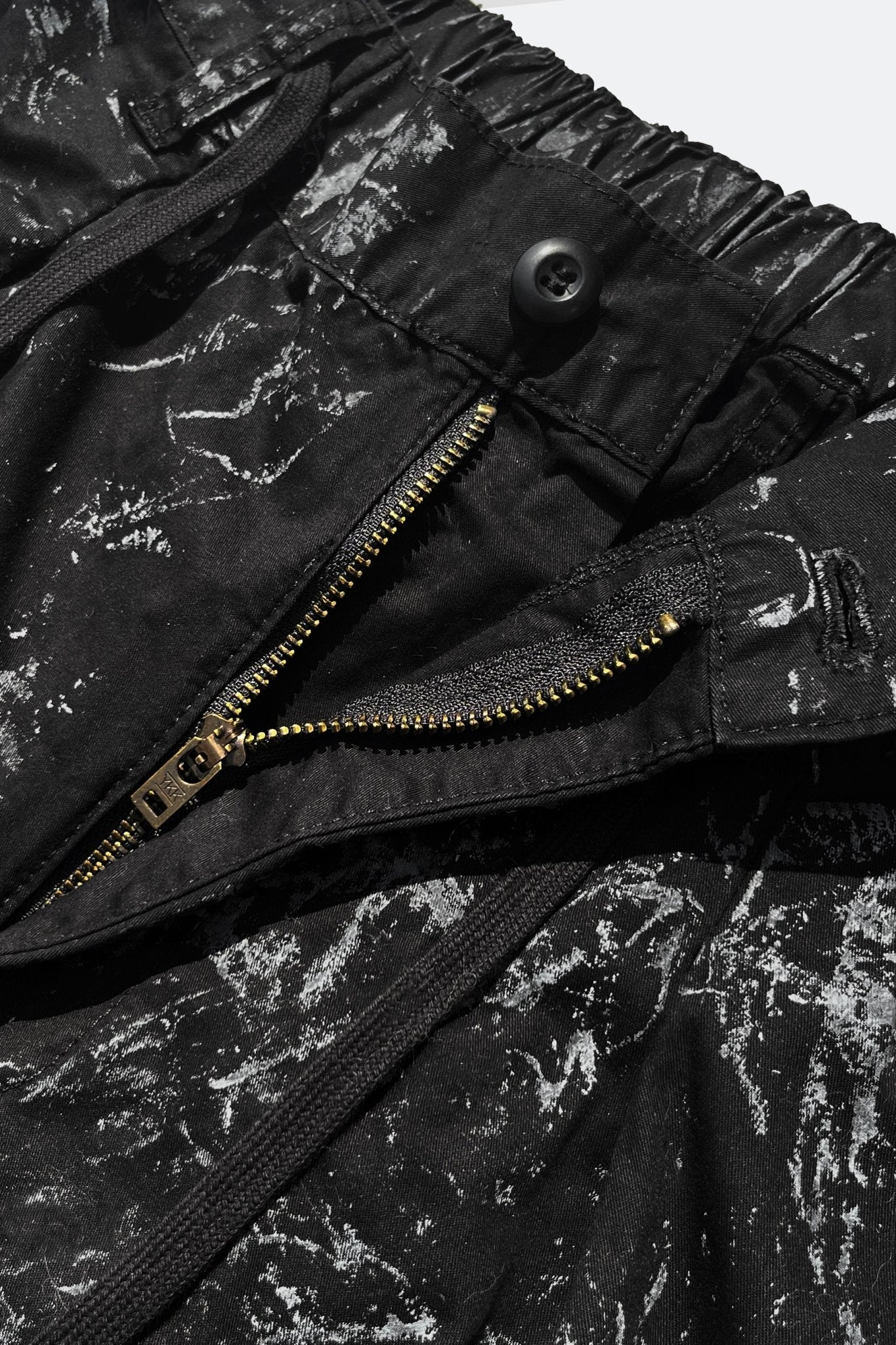 APOSTLES PAINTED PARACHUTE PANTS – ONYX BLACK - GROGROCERY