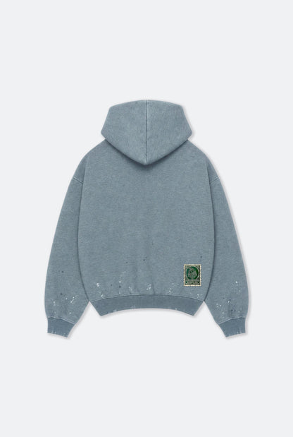 APOSTLES WASHED PATCH LOGO ZIP - UP HOODIE – STILLWATER - GROGROCERY