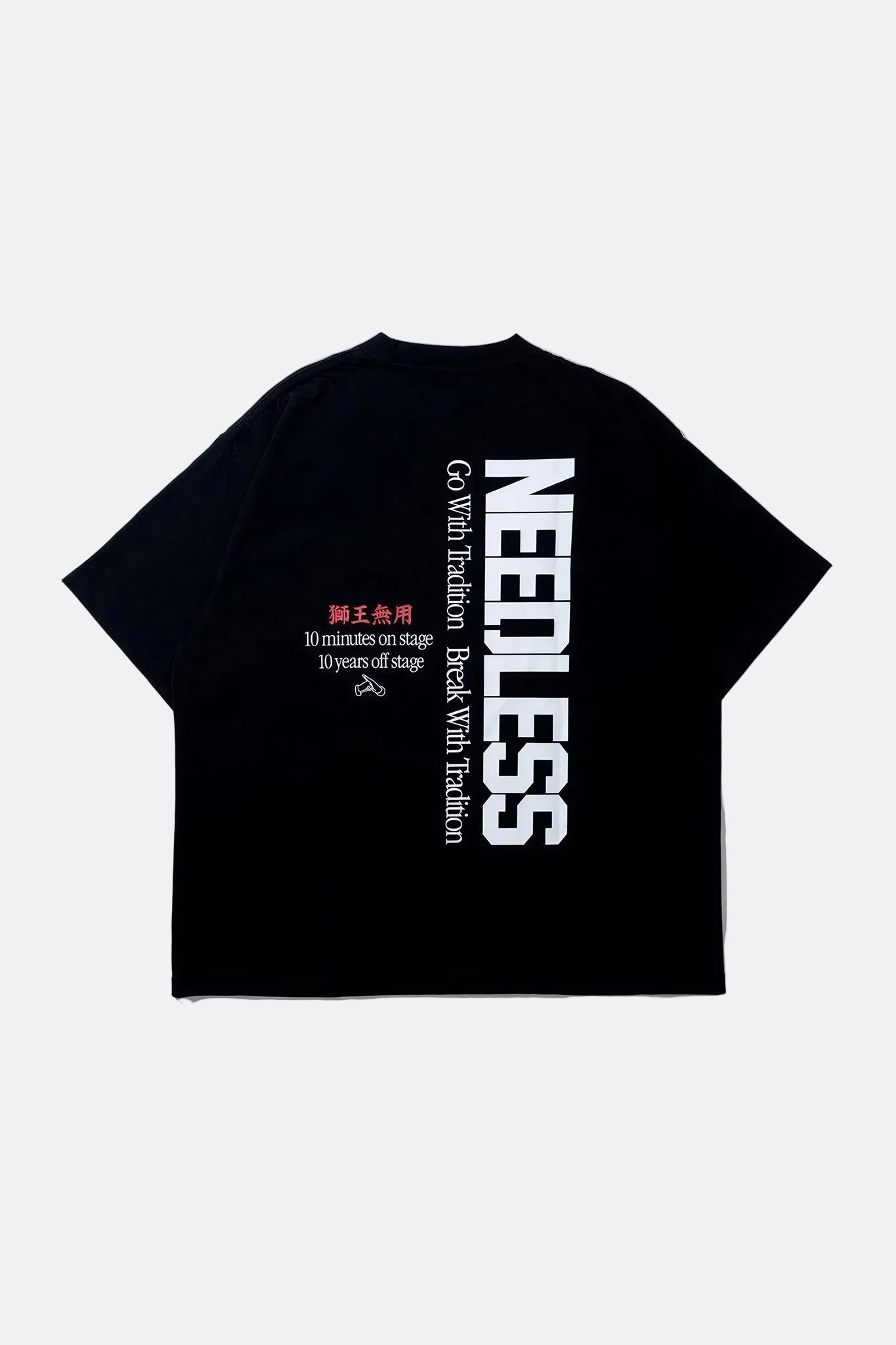 NEEDLESS SS26 POCKET TEE/ BLACK
