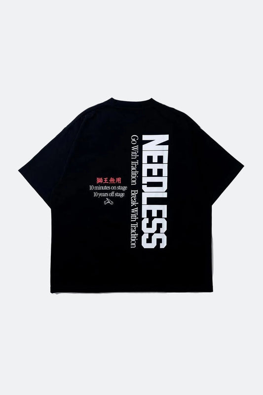 NEEDLESS SS26 POCKET TEE/ BLACK