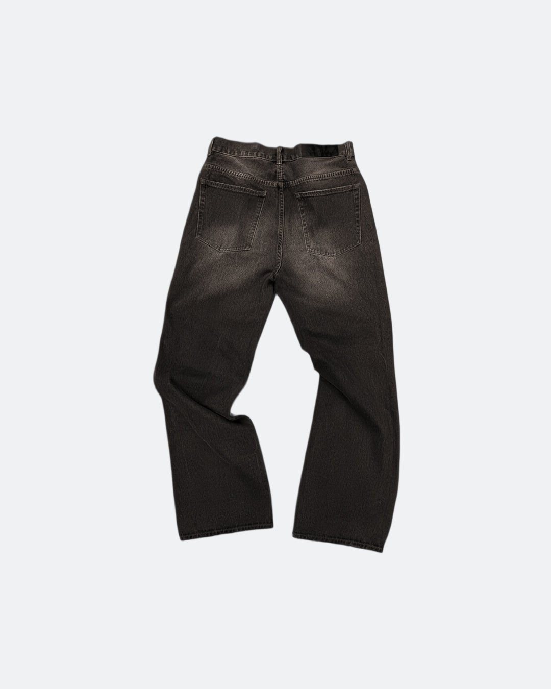 BESTBFORE RACER FLARED JEANS/ DARK BROWN - GROGROCERY