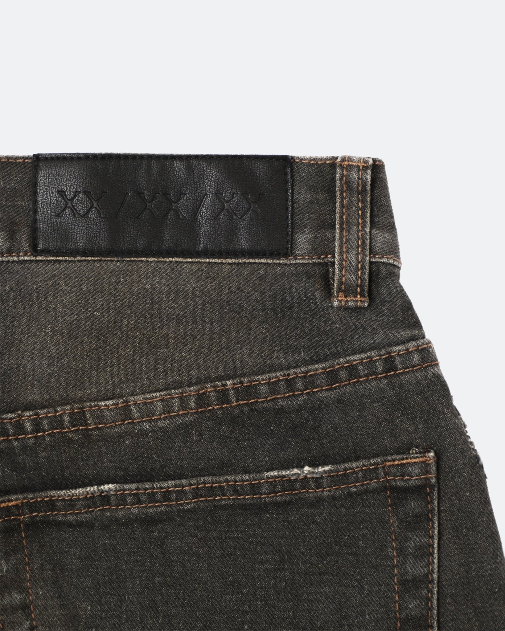 BESTBFORE RACER FLARED JEANS/ DARK BROWN - GROGROCERY