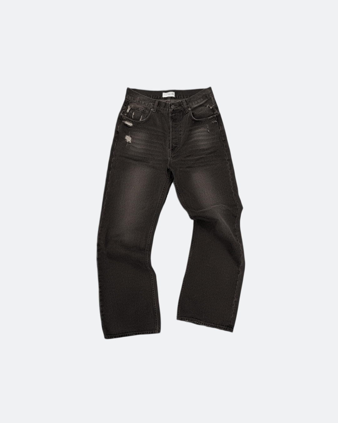 BESTBFORE RACER FLARED JEANS/ DARK BROWN - GROGROCERY