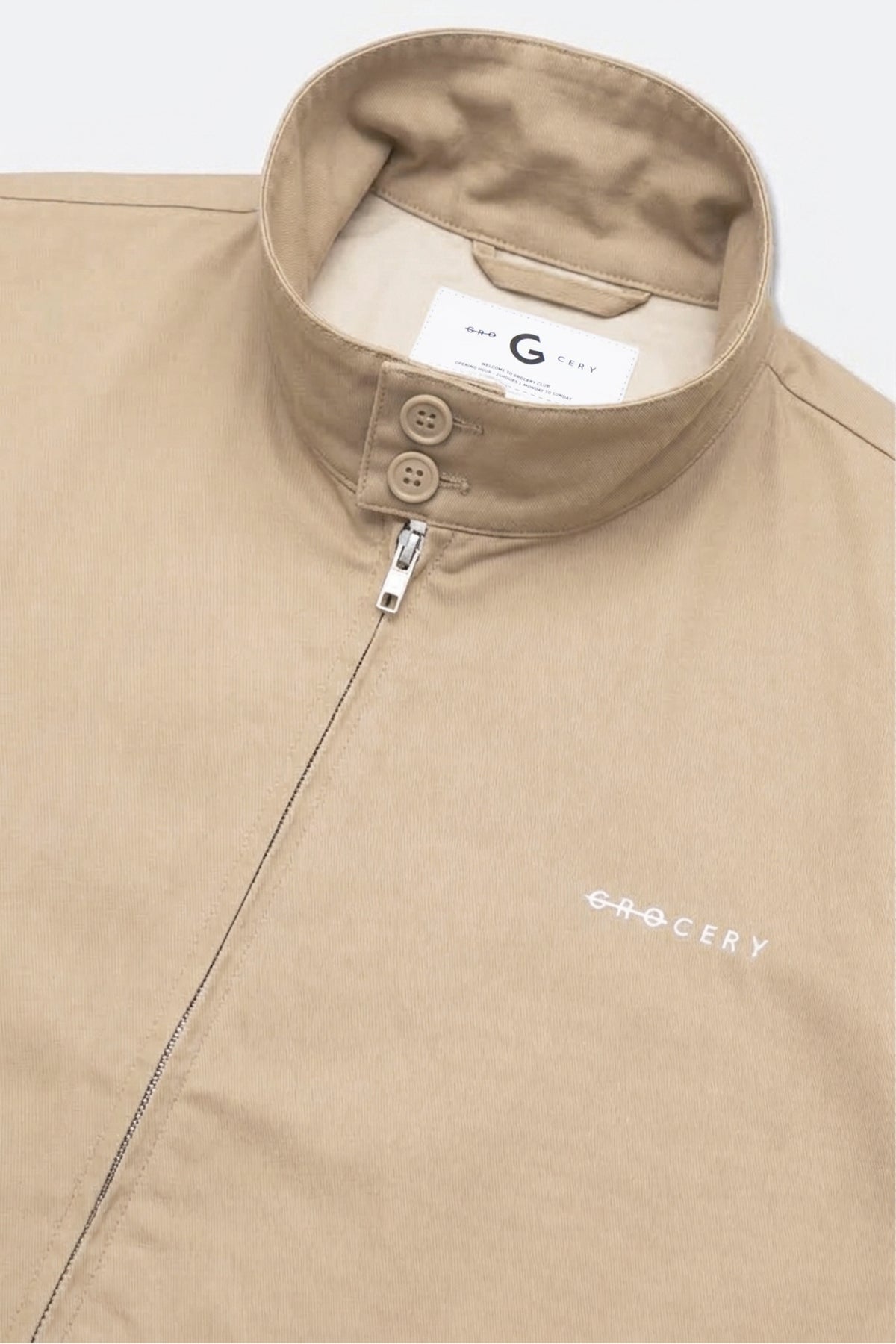 GROCERY LOGO BI-SWING JACKET/ KHAKI