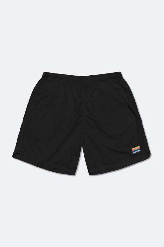 GROCERY DAILY NYLON SHORTS/ BLACK