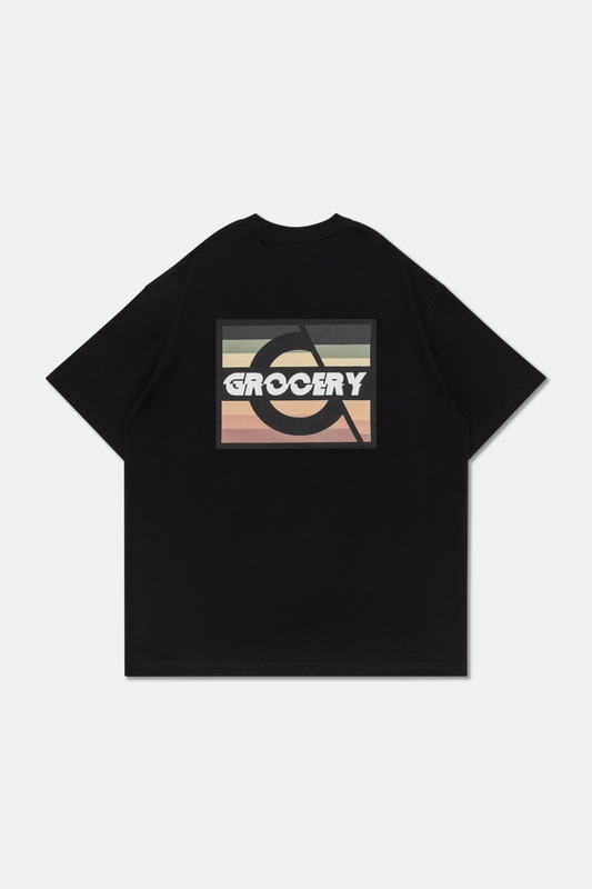 GROCERY 3M G-LOGO TEE/ BLACK