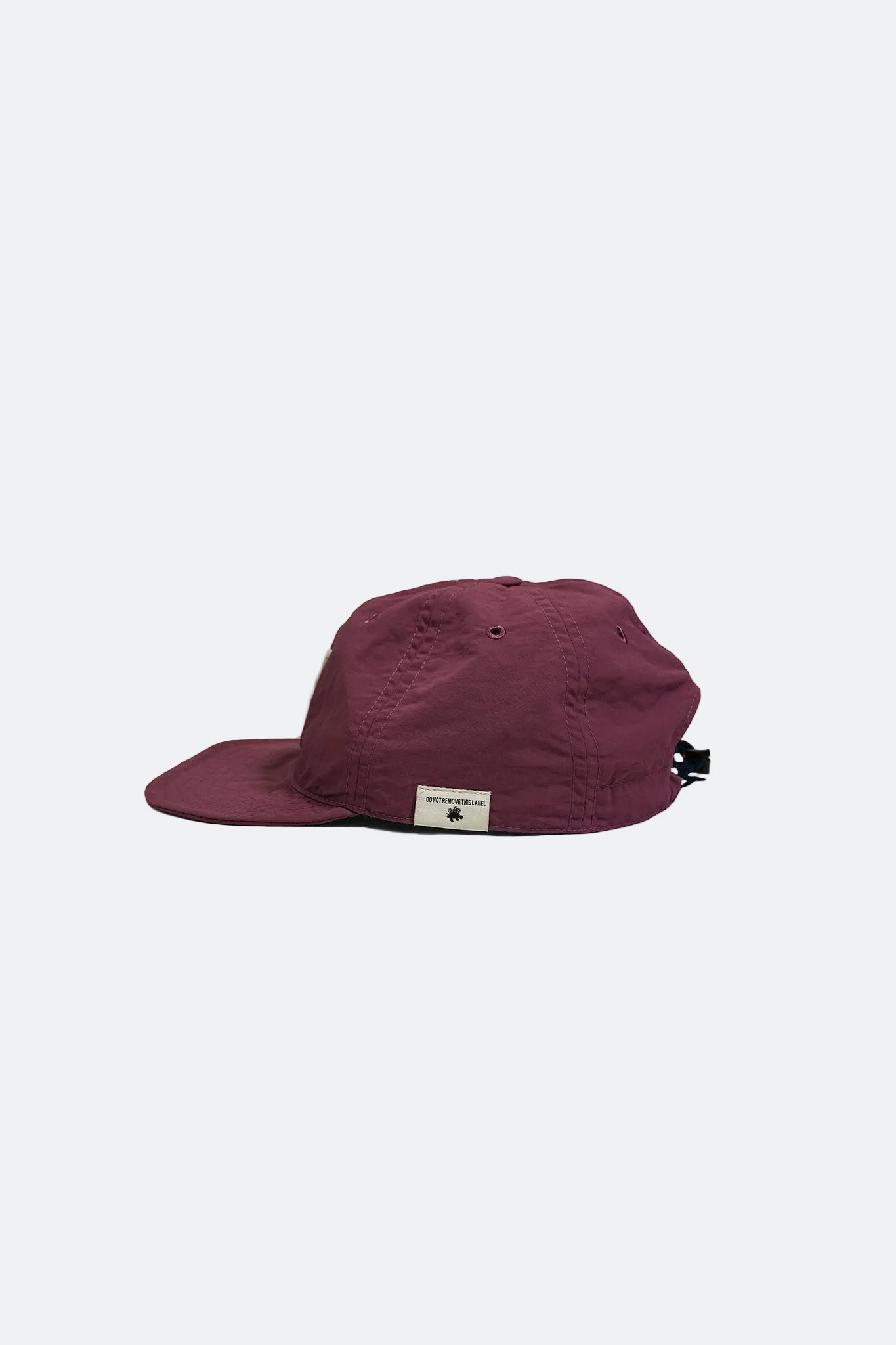 CLUB STUBBORN X OLDSOILISM GEOMETRIC CRANE CAP/ BURGUNDY