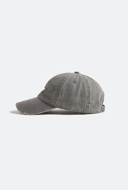 GROCERY LIGHT WASHED DISTRESSED CAP/ LIGHT GREY
