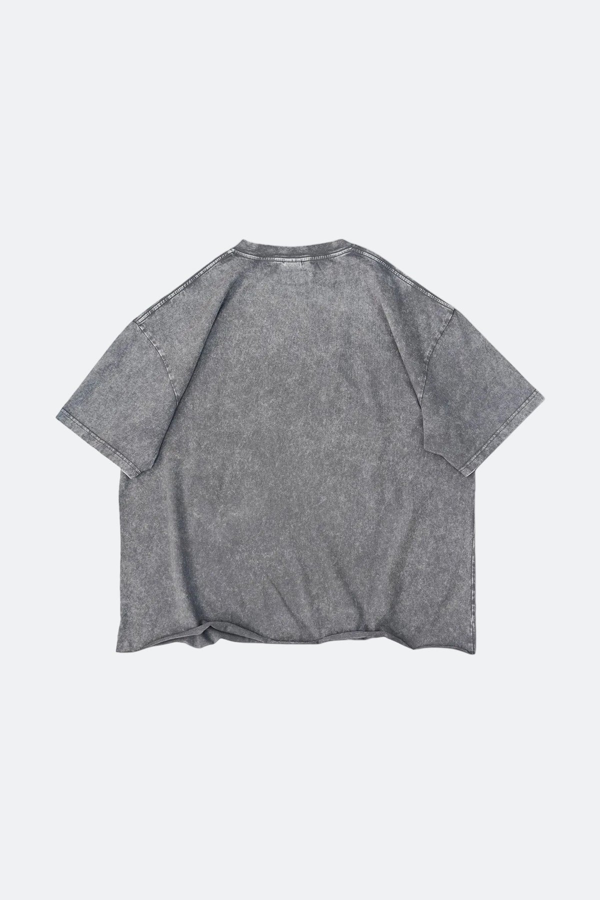 CLUB STUBBORN X OLDSOILISM THE LUCKY CRANE TEE/ WASHED GREY - GROGROCERY