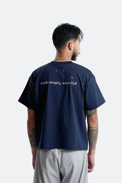 (empty) manual co. summer solstice tee/ navy blue