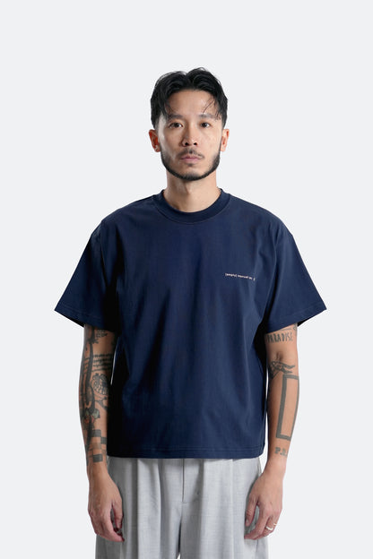 (empty) manual co. summer solstice tee/ navy blue