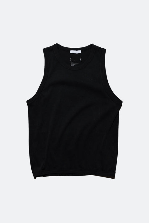 (empty) manual co. 35°C tank top/ black - GROGROCERY