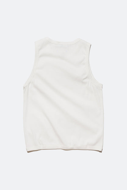 (empty) manual co. 35°C tank top/ white - GROGROCERY