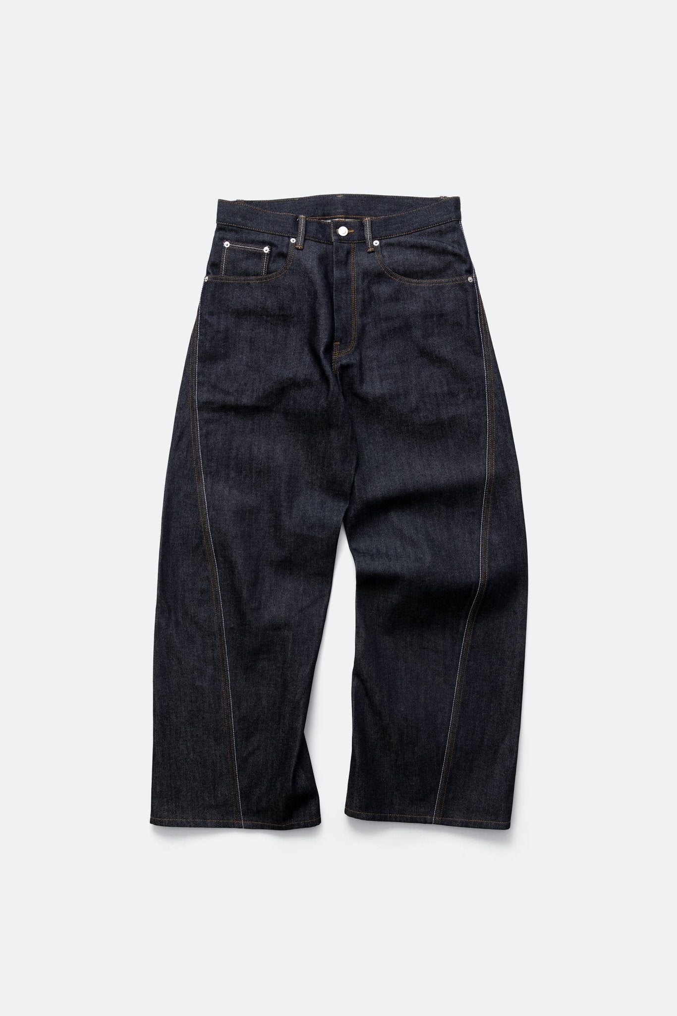 (empty) manual co. 3D raw denim jeans/ indigo blue - GROGROCERY