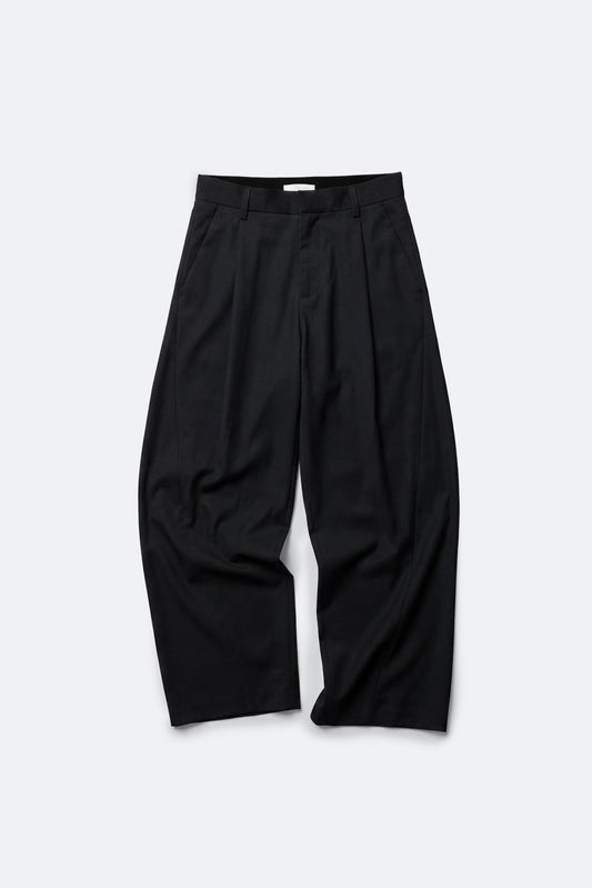 (empty) manual co. 3D tailored pants/ black - GROGROCERY