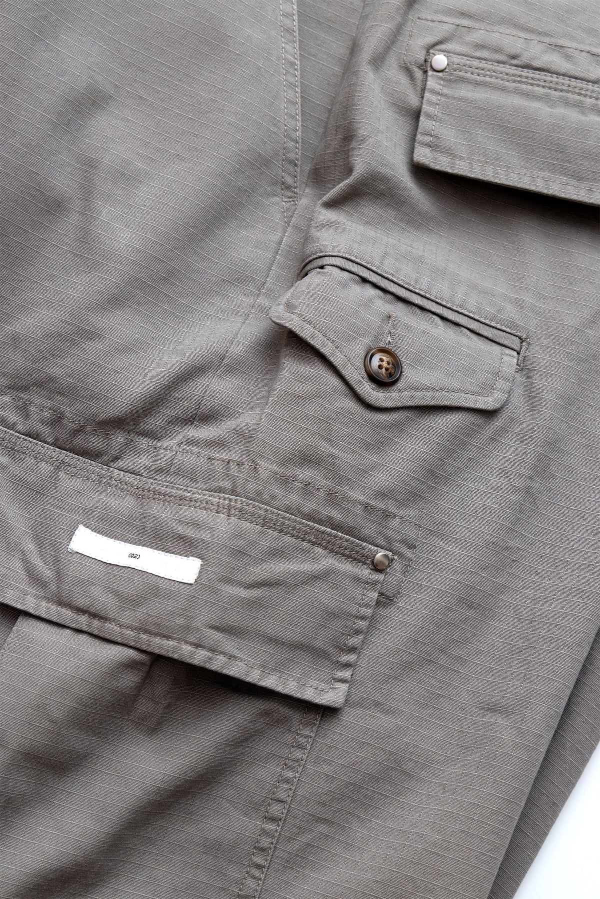 (empty) manual co. 7 pockets cargo shorts/ light washed grey - GROGROCERY