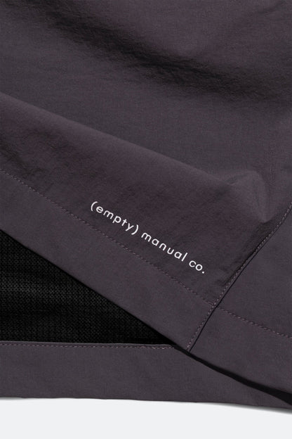 (empty) manual co. all climate shorts/ arctic dusk & smoke grey - GROGROCERY