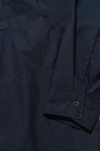 (empty) manual co. all day shirt/ navy - GROGROCERY