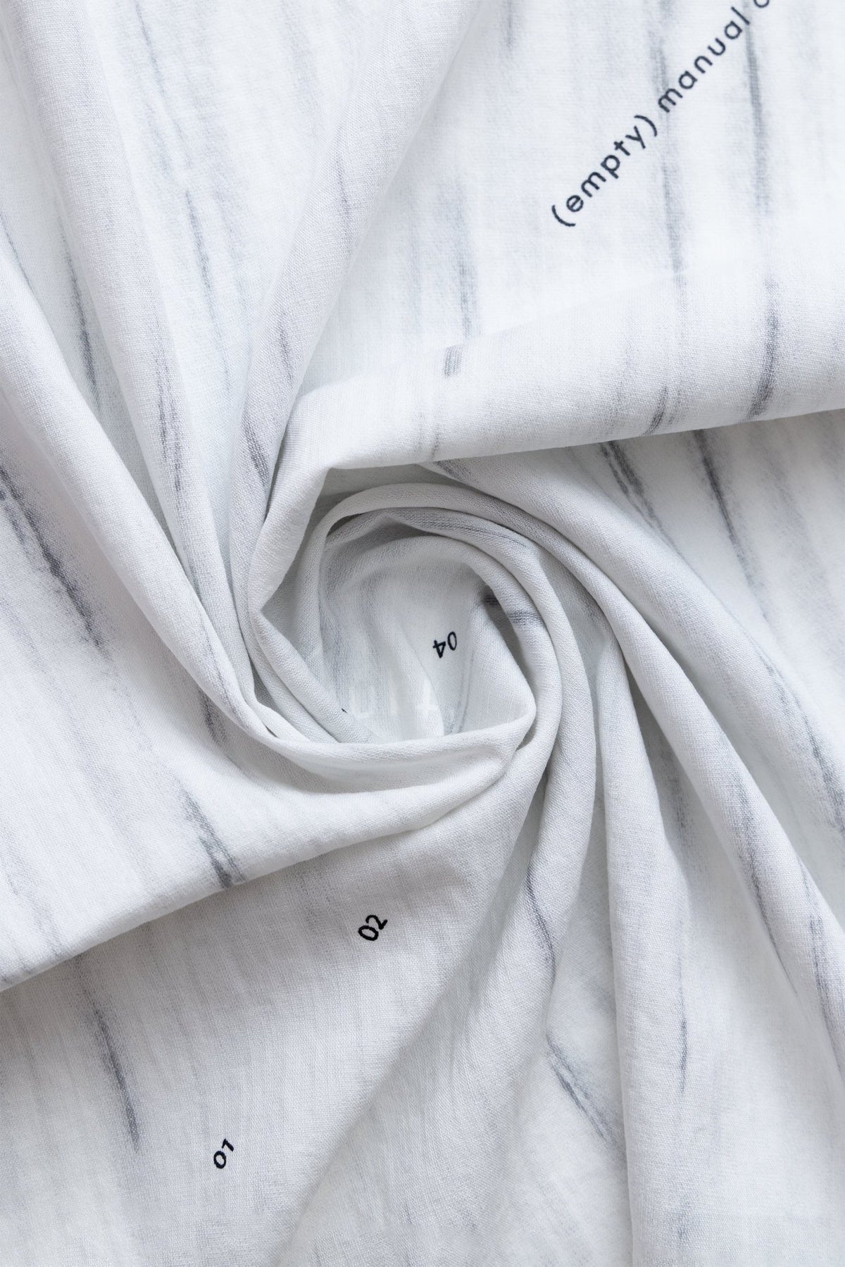 (empty) manual co. all purpose bandana - grey marble - GROGROCERY