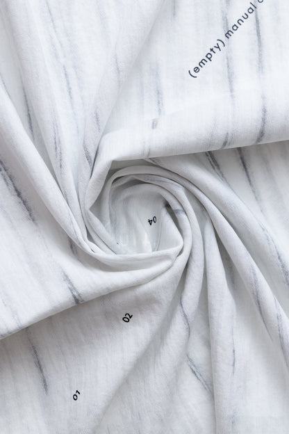 (empty) manual co. all purpose bandana - grey marble - GROGROCERY