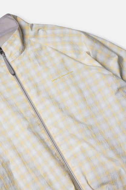 (empty) manual co. alter ego reversible jacket/ ivory & yellow check - GROGROCERY