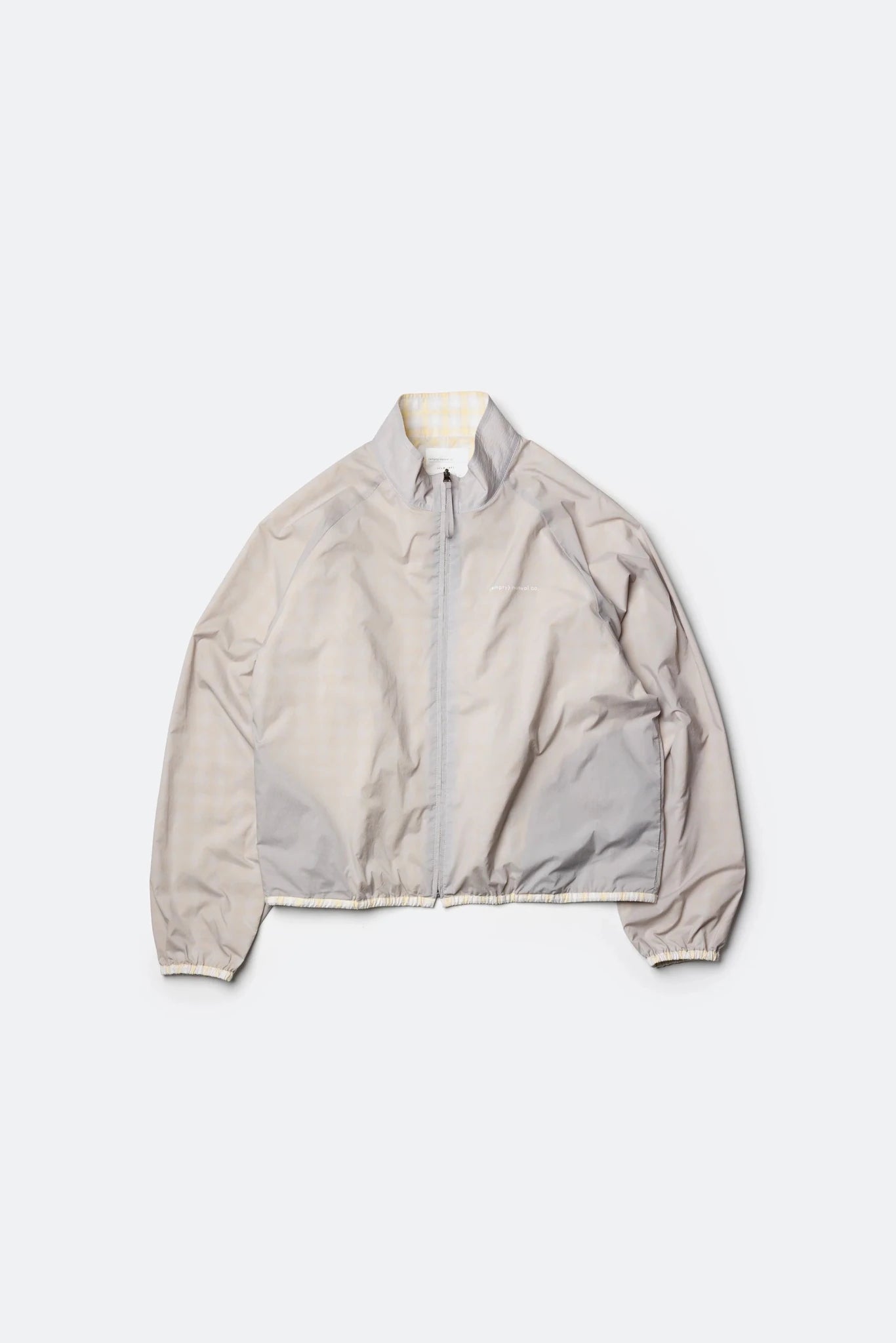(empty) manual co. alter ego reversible jacket/ ivory & yellow check - GROGROCERY