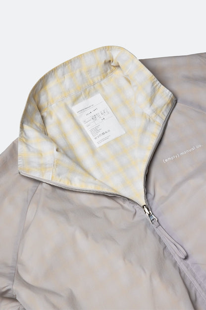 (empty) manual co. alter ego reversible jacket/ ivory & yellow check - GROGROCERY