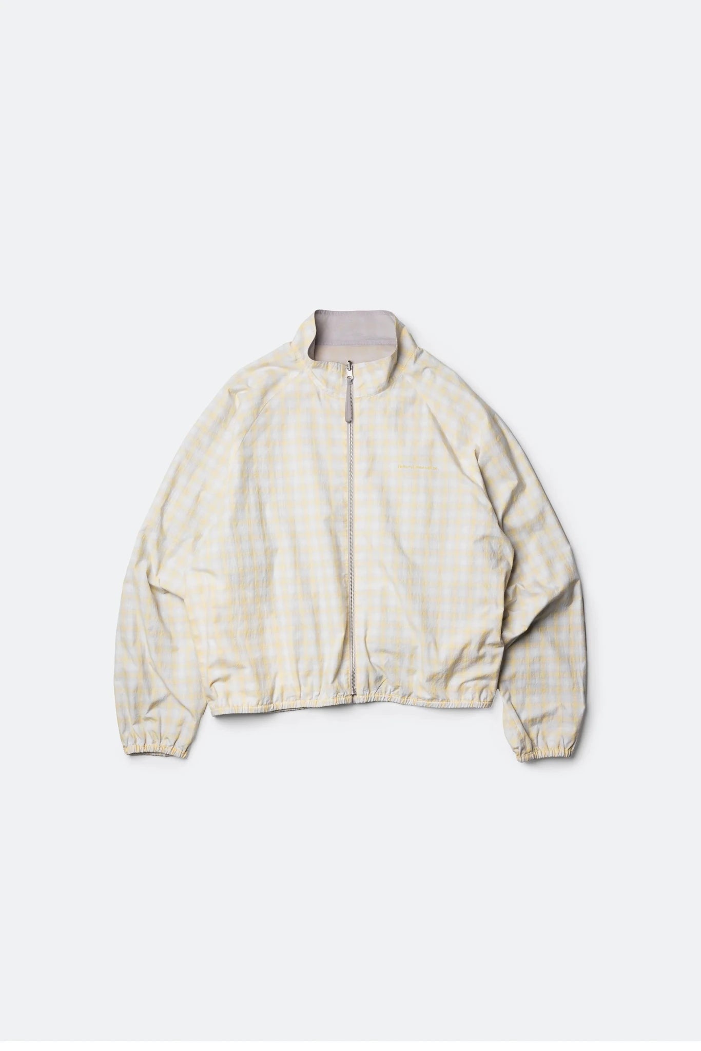 (empty) manual co. alter ego reversible jacket/ ivory & yellow check - GROGROCERY
