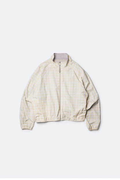 (empty) manual co. alter ego reversible jacket/ ivory & yellow check - GROGROCERY
