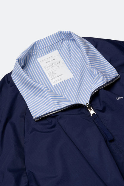 (empty) manual co. alter ego reversible jacket/ navy & blue stripes - GROGROCERY