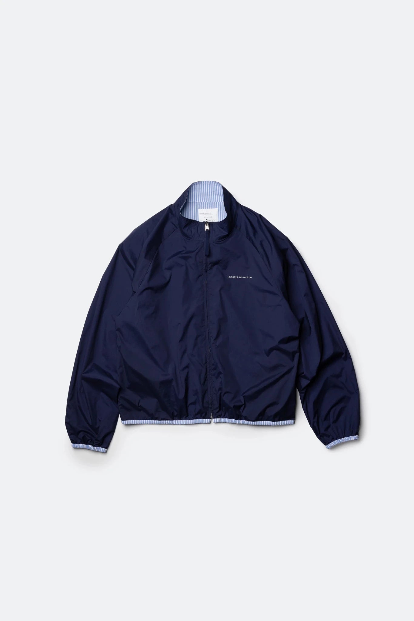 (empty) manual co. alter ego reversible jacket/ navy & blue stripes - GROGROCERY