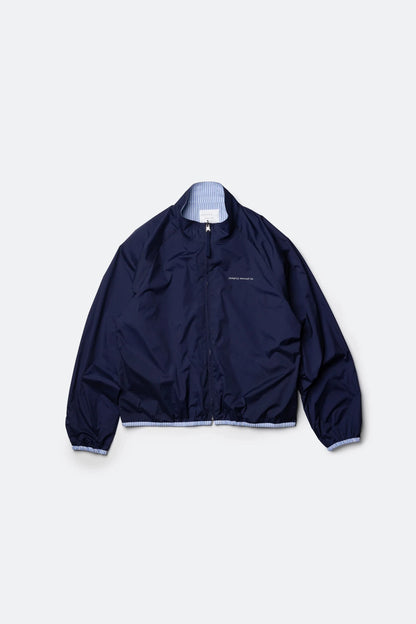 (empty) manual co. alter ego reversible jacket/ navy & blue stripes - GROGROCERY