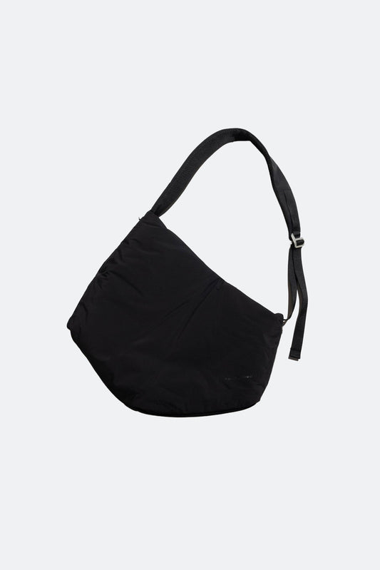 (empty) manual co. asymmetric padded bag/ matte black - GROGROCERY