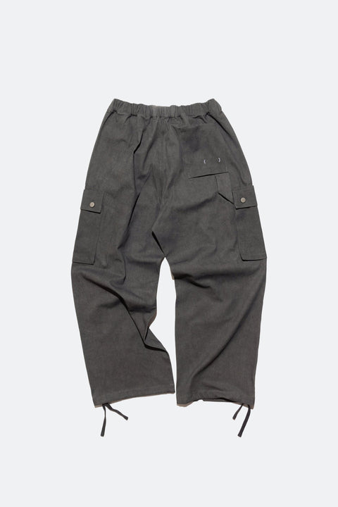 (empty) manual co. easy cargo pants/ grey charcoal - GROGROCERY