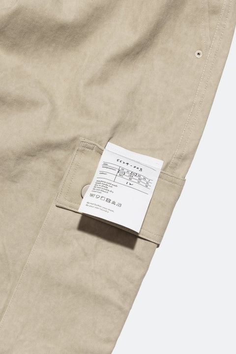 (empty) manual co. easy cargo pants/ oat - GROGROCERY