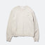 (empty) manual co. embroidery sweater/ light beige - GROGROCERY