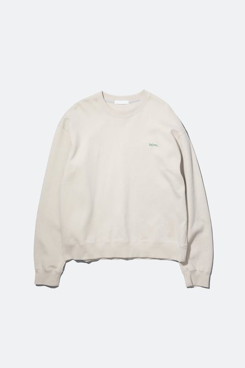 (empty) manual co. embroidery sweater/ light beige - GROGROCERY