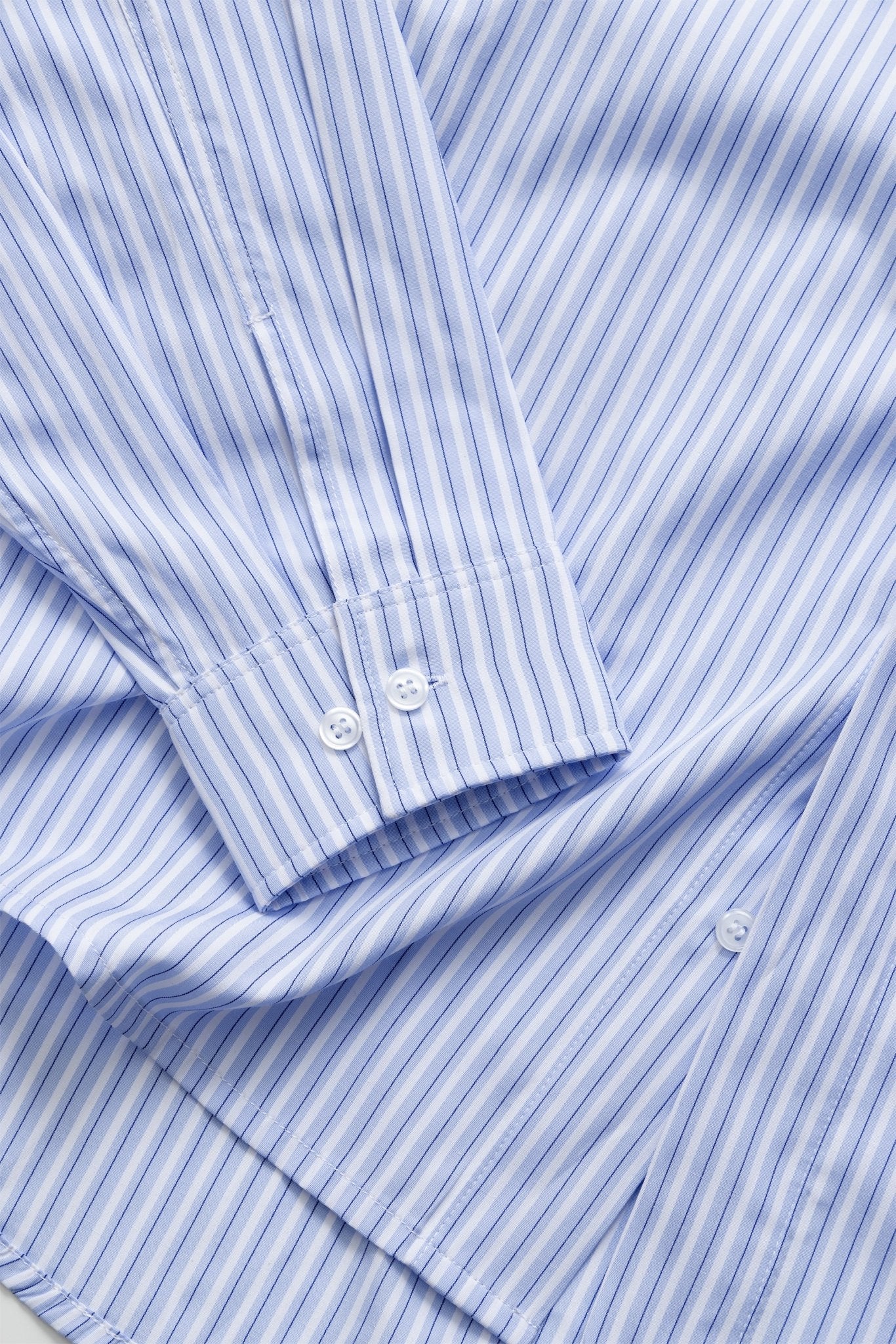 (empty) manual co. everyday shirt/ blue stripes - GROGROCERY
