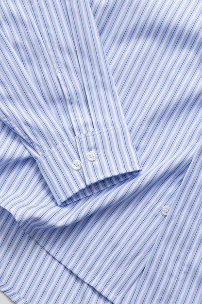 (empty) manual co. everyday shirt/ blue stripes - GROGROCERY