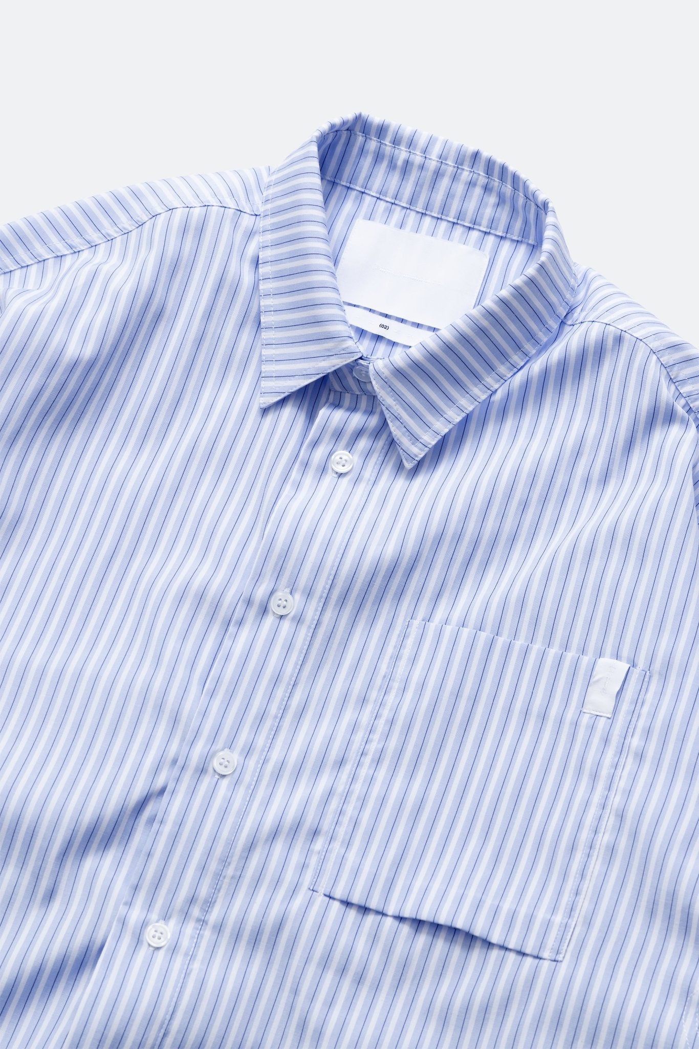 (empty) manual co. everyday shirt/ blue stripes - GROGROCERY