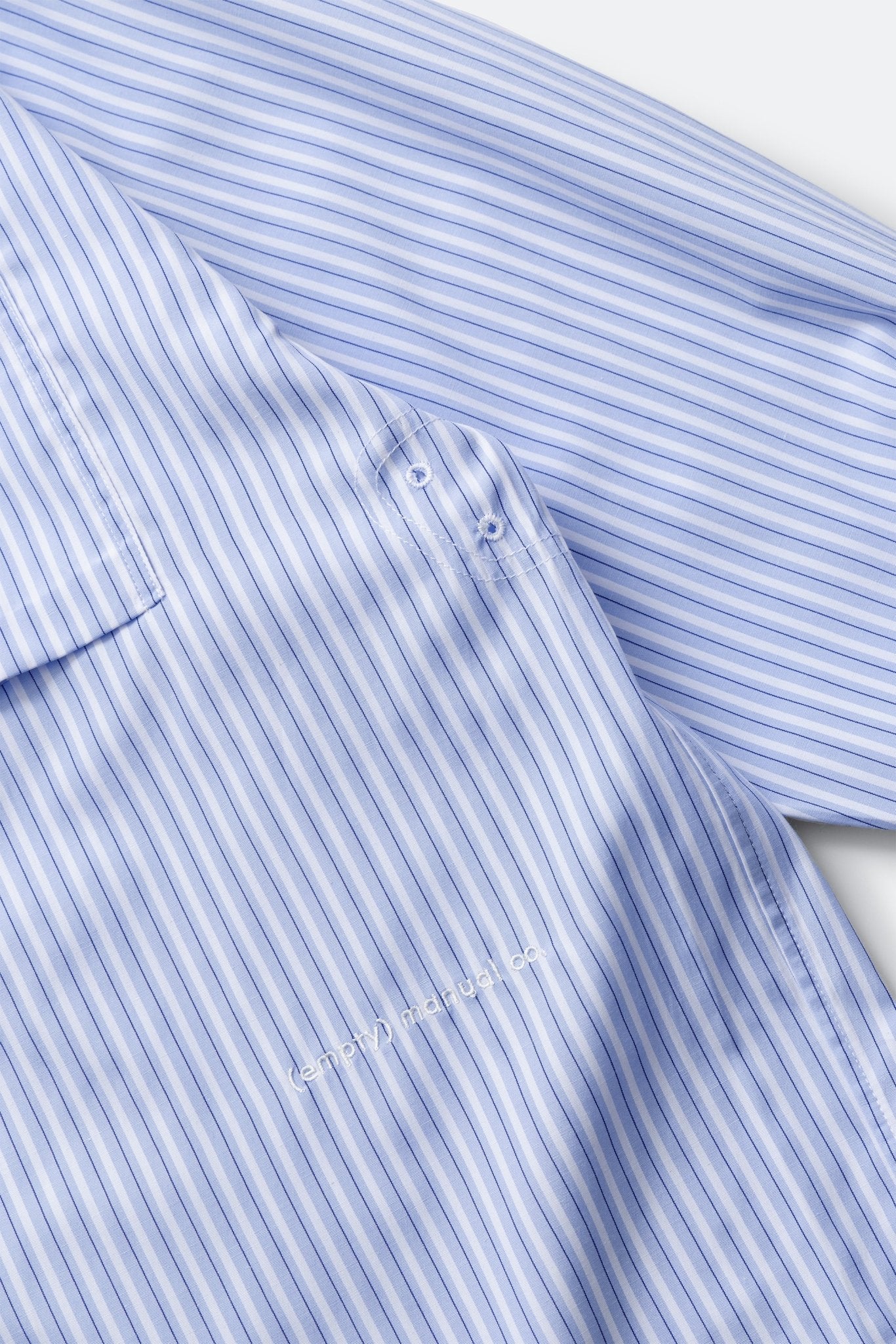 (empty) manual co. everyday shirt/ blue stripes - GROGROCERY