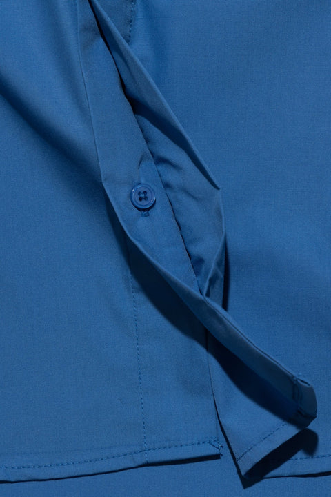 (empty) manual co. everyday shirt/ electric blue - GROGROCERY