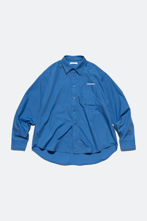 (empty) manual co. everyday shirt/ electric blue - GROGROCERY