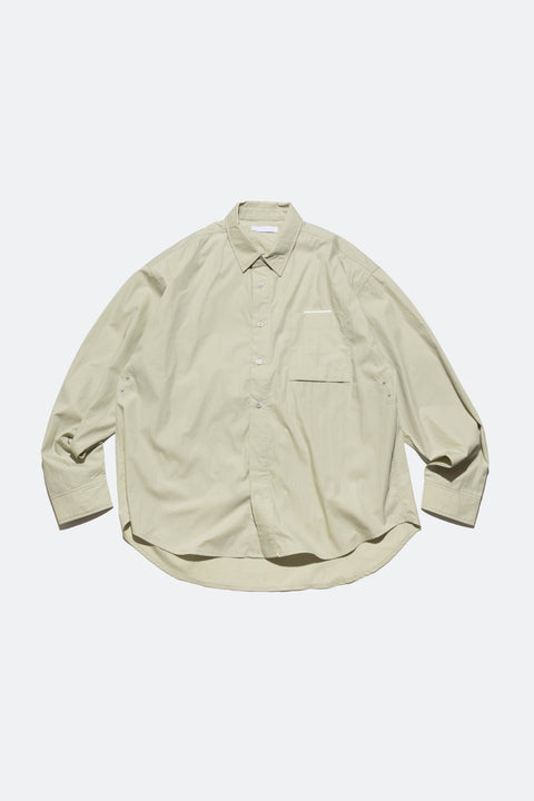 (empty) manual co. everyday shirt/ light pistachio - GROGROCERY