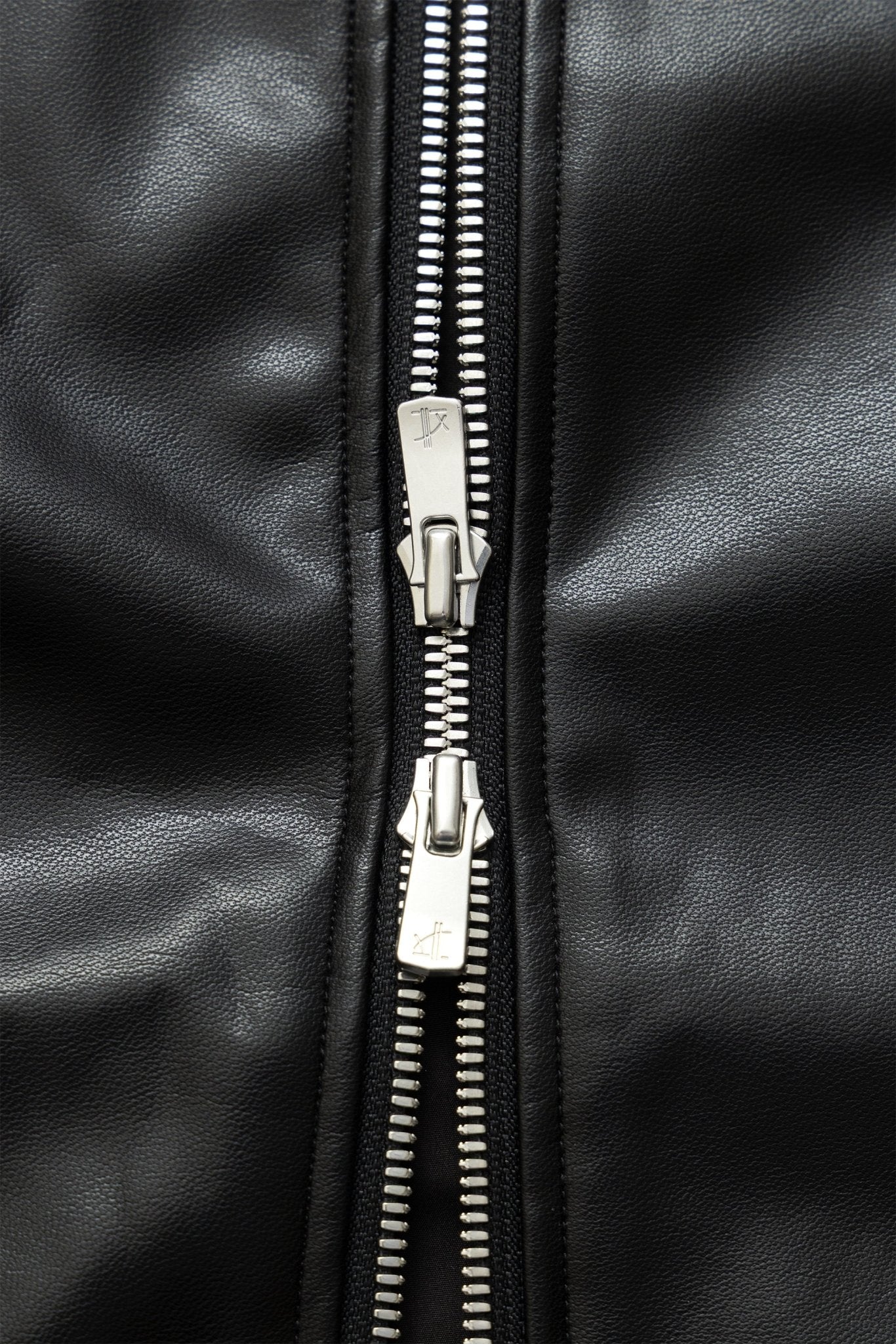 (empty) manual co. faux leather coach jacket/ shungite black - GROGROCERY