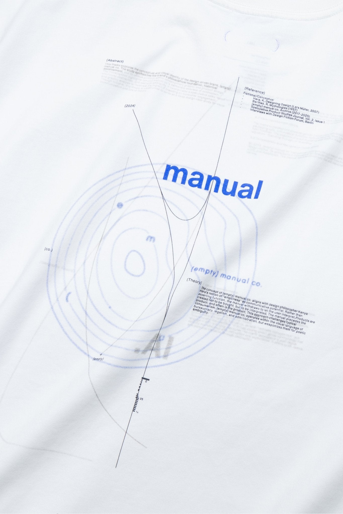 (empty) manual co. human cost tee - ALGORITHM - GROGROCERY